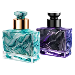 Perfume Bottle With Marble Effect PNG 57 PNG