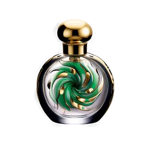 Perfume Bottle With Swirl Patterns PNG Che