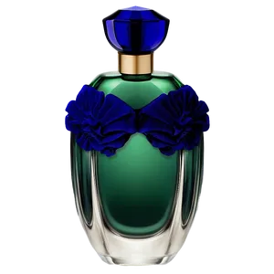 Perfume Bottle With Velvet Pouch PNG Fcw
