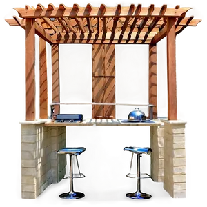 Pergola For Outdoor Kitchen Png Dva78 PNG image