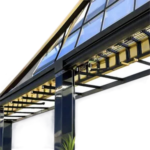 Pergola With Glass Roof PNG Gvj67 PNG