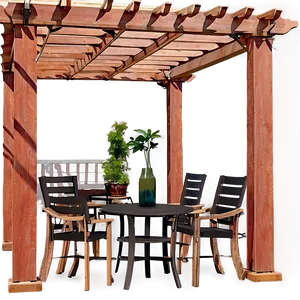 Pergola With Retractable Sides PNG 60
