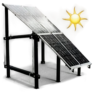 Pergola With Solar Panels PNG 06132024 PNG