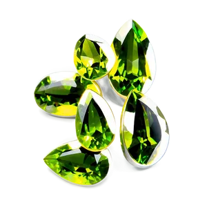 Peridot Gemstone Array PNG 06242024