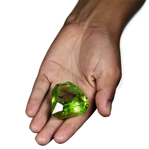 Peridot In Matrix PNG Sbx