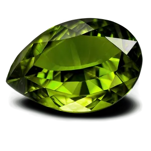Peridot On White Background PNG Dcj2