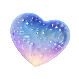 Periwinkle Blue Heart Emoji PNG Hvw16 PNG