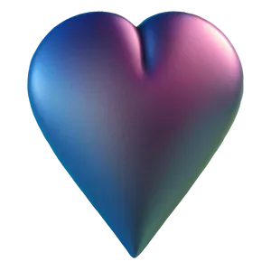 Periwinkle Blue Heart Emoji PNG Oul68 PNG