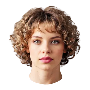 Perm Hair D PNG image