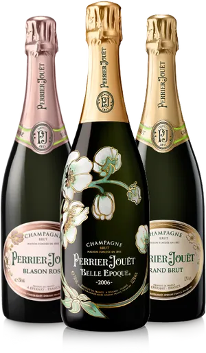 Perrier Jouet Champagne Collection PNG image