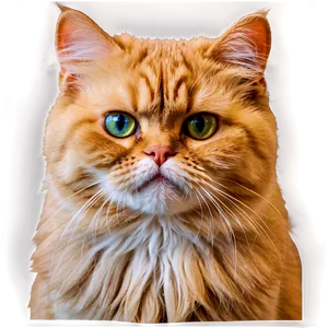 Persian Cat Face PNG 70