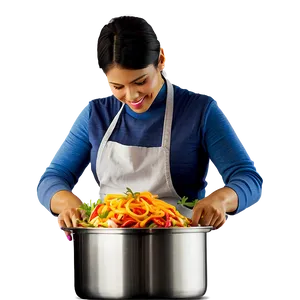 Person Cooking PNG Axv77