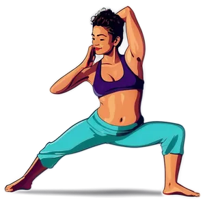 Person Doing Yoga PNG Aqq