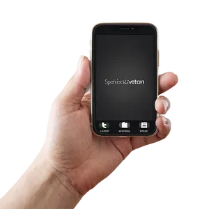 Person Holding Phone Png Bta69 PNG image