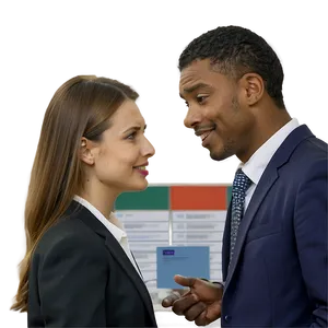 Person In Conversation At Work PNG 06132024 PNG