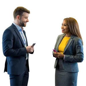 Person In Conversation At Work PNG 06132024 PNG