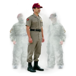 Person In Uniform PNG 05042024