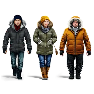 Person In Winter Clothes PNG Wtc83