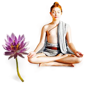Person Meditating PNG Uls