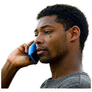 Person On Phone PNG 11