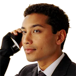 Person On Phone PNG Gmr