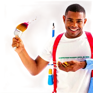 Person Painting PNG 05042024