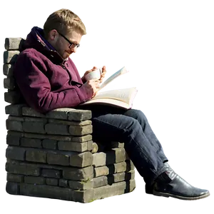 Person Reading Book PNG Voq PNG