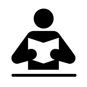 Person Reading Icon
