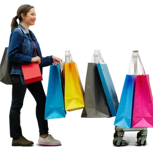 Person Shopping PNG 18