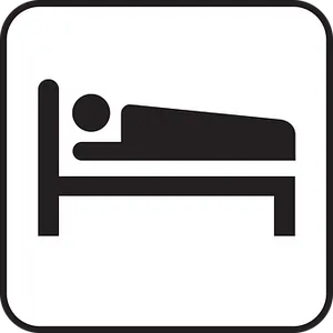 Person Sleeping Sign PNG image