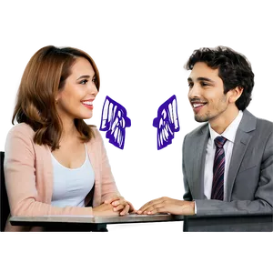 Person Talking On Podcast PNG 4 PNG