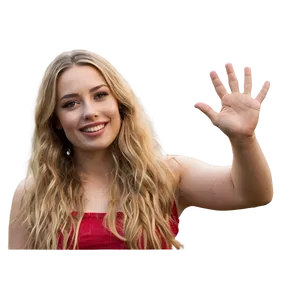 Person Waving PNG 33