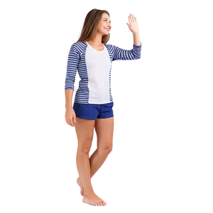 Person Waving Under Sun Png Tvj7 PNG image