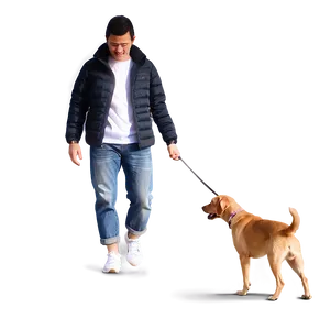 Person With Dog PNG Tmv