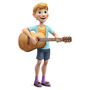 Person With Guitar Png Eok PNG image