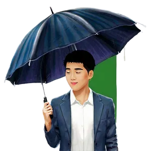 Person With Umbrella PNG Tcl96
