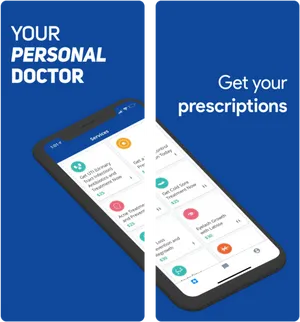 Personal Doctor App Prescription Service PNG image