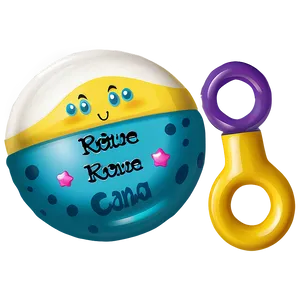 Personalized Baby Rattle PNG Tju