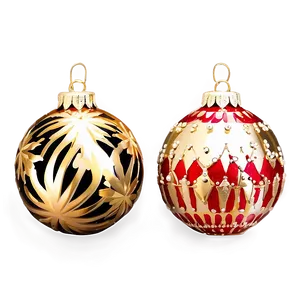Personalized Christmas Ornaments PNG Rsf