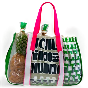 Personalized Grocery Bag PNG 06132024