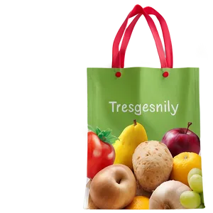 Personalized Grocery Bag PNG 9