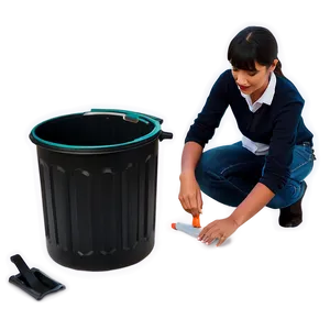 Personalized Trash Bin Assembly PNG 05252024 PNG