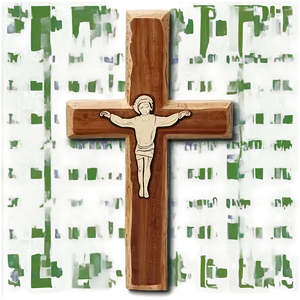 Personalized Wooden Cross PNG Dci PNG