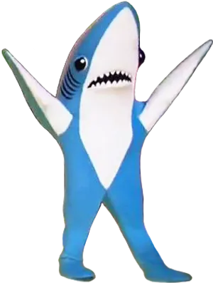 Personin Shark Costume PNG image