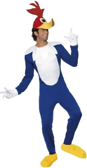 Personin Woodpecker Costume PNG