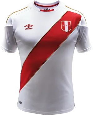 Peru National Football Team Jersey PNG image
