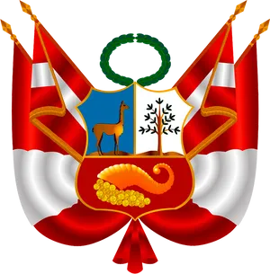 Peruvian Coatof Arms Graphic PNG image