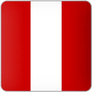 Peruvian Flag Simple Design PNG image