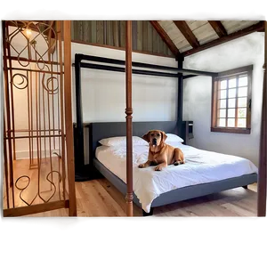 Pet-friendly Airbnb Room Png 06202024 PNG image