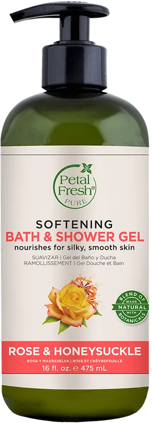 Petal Fresh Rose Honeysuckle Shower Gel PNG image